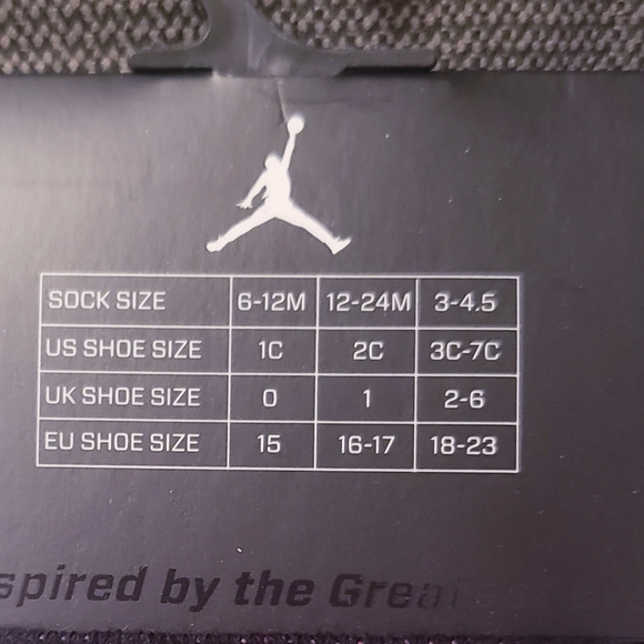 Nike Jordan Baby Socks - 6 Pairs - Pink & Purple - Picture 5 of 7